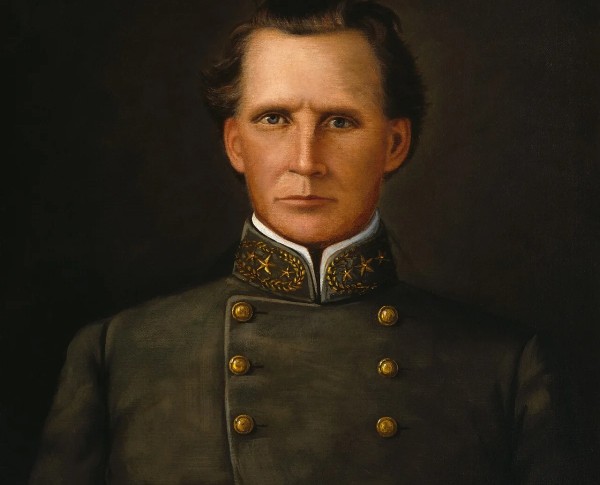 Portrait of Brigadier General Joseph Lewis Hogg by William Henry Huddle Original Oil Painting - GFM Painting
