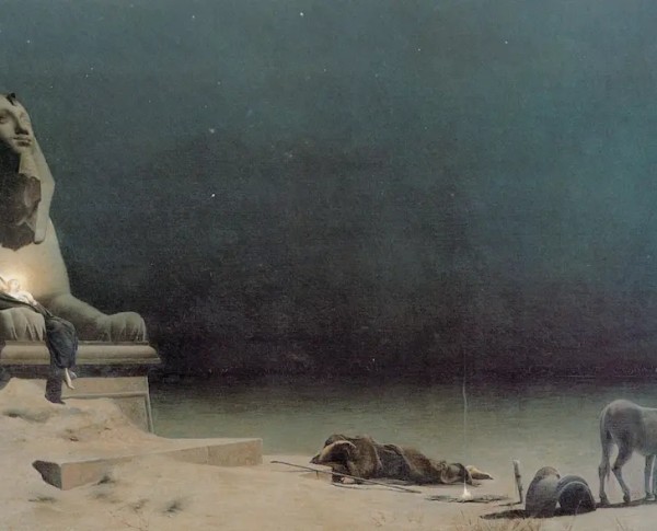 Rest on the Flight into Egypt by Luc-Olivier Merson Original Oil Painting - GFM Painting