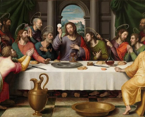 The Last Supper (2) 1560s by Vicente Juan Juan de Juanes / Masip (Macip) Original Oil Painting - GFM Painting