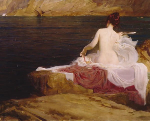 Calypso's Isle by Herbert James Draper Original Oil Painting - GFM Painting