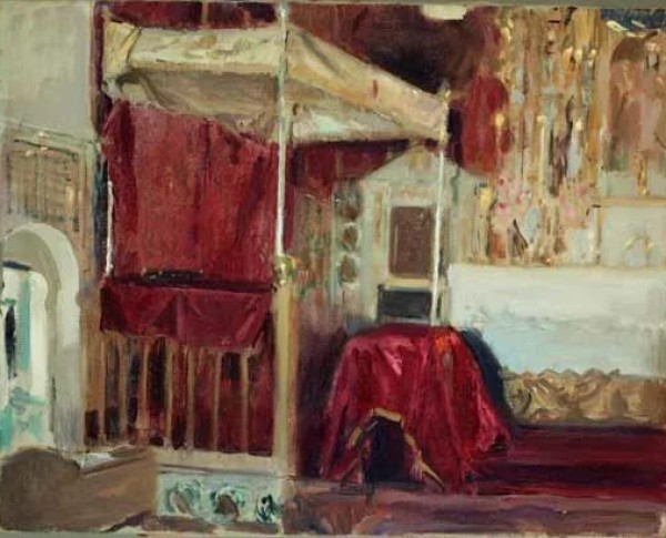 Chapel on the Láchar estate by Joaquín Sorolla y Bastida Original Oil Painting - GFM Painting