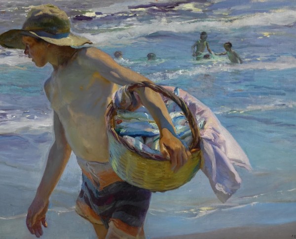 The Fisherman by Joaquín Sorolla y Bastida Original Oil Painting - GFM Painting