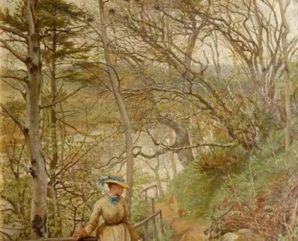 On Deeside by Frederick George Cotman Original Oil Painting - GFM Painting