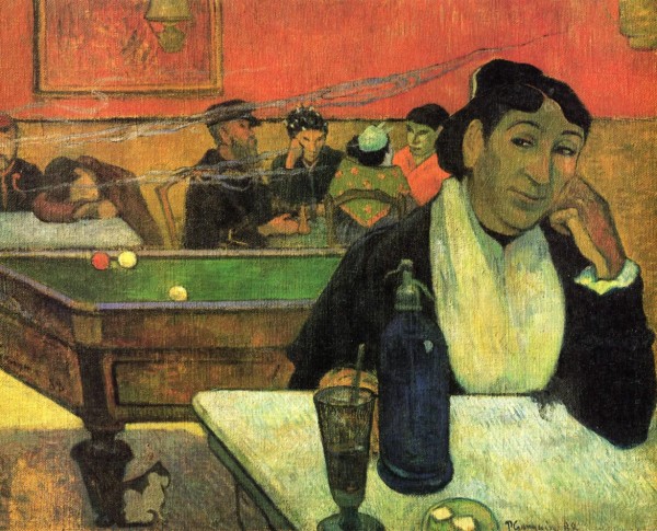 The Night Café in Arles by Paul Gauguin Original Oil Painting - GFM Painting