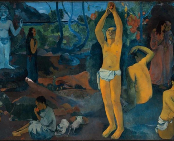 Where Do We Come From? What Are We? Where Are We Going? by Paul Gauguin Original Oil Painting - GFM Painting