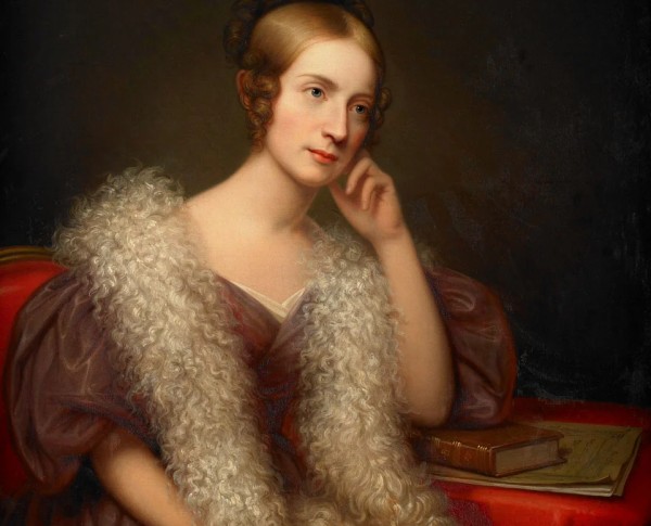 Caroline Louisa Pratt Bartlett by Rembrandt Peale Original Oil Painting - GFM Painting