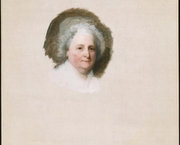 Martha Washington by Rembrandt Peale Original Oil Painting - GFM Painting