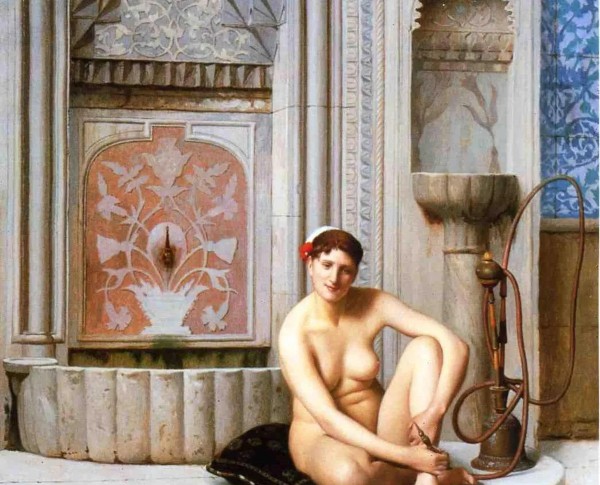 Odalisque by Guillaume Seignac Original Oil Painting - GFM Painting