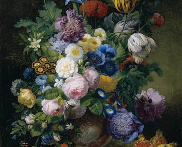 Still-Life 1810 by Jean-Joseph-Xavier Bidauld Original Oil Painting - GFM Painting