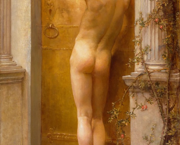 Love Locked Out by Anna Lea Merritt Original Oil Painting - GFM Painting