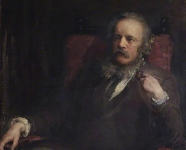 Portrait of the Artist's Husband Henry with a Pipe by Anna Lea Merritt Original Oil Painting - GFM Painting