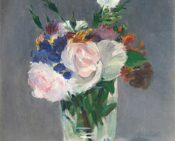 Crystal vase by Blaise Alexandre Desgoffe Original Oil Painting - GFM Painting