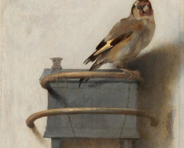 The Goldfinch by Carel Fabritius Original Oil Painting - GFM Painting