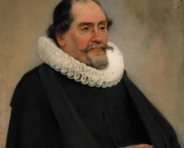 Portrait of Abraham de Potter by Carel Fabritius Original Oil Painting - GFM Painting