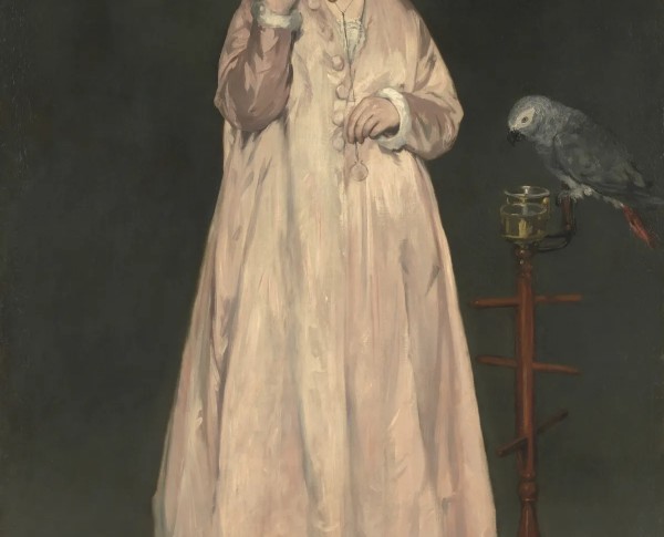 A Young Lady in 1866 by Edouard Manet Original Oil Painting - GFM Painting