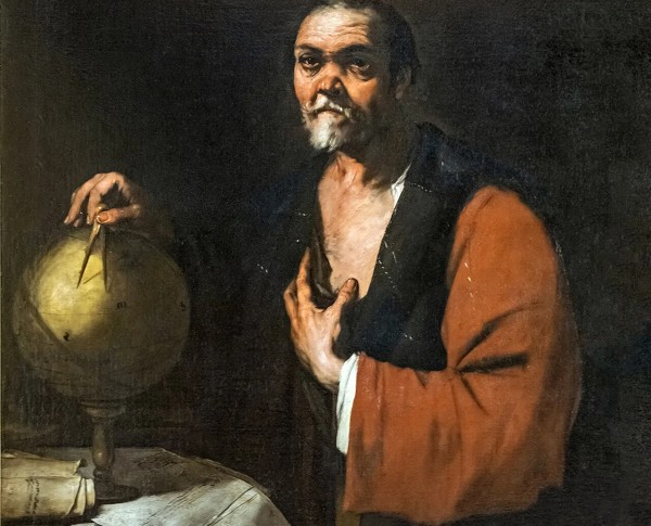 Heraclitus and Democritus by Donato Bramante Original Oil Painting - GFM Painting