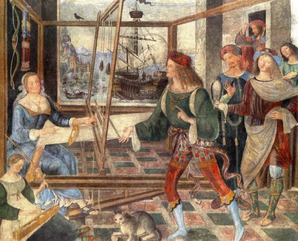 The return of Ulysses by Frederick Goodall Original Oil Painting - GFM Painting