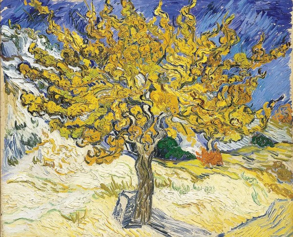 Mulberry Tree by Vincent Van Gogh Original Oil Painting - GFM Painting