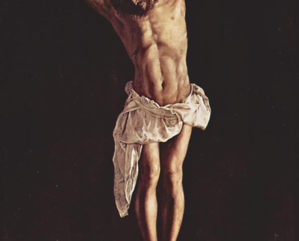 Christ on the Cross by Francisco de Zurbaran Original Oil Painting - GFM Painting