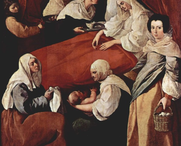 Birth of the Virgin by Francisco de Zurbaran Original Oil Painting - GFM Painting