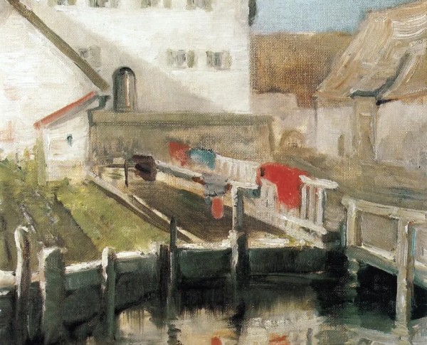 Indersdorf by Franz Marc Original Oil Painting - GFM Painting