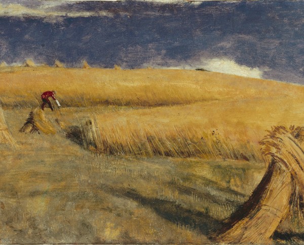 Cornfield at Ewell by William Holman Hunt Original Oil Painting - GFM Painting