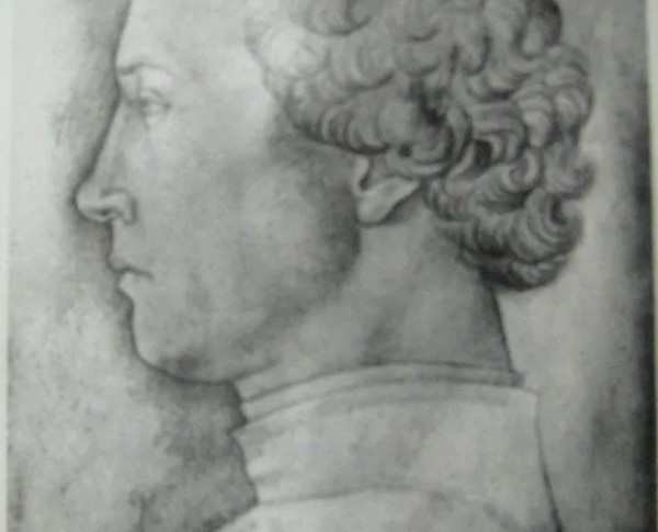 Profile of a man by Jacopo Bellini Original Oil Painting - GFM Painting