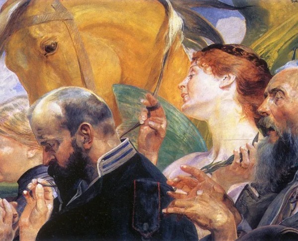 Art by Jacek Malczewski Original Oil Painting - GFM Painting