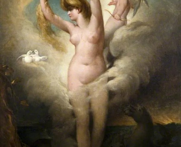 Venus Anadyomene by James Barry Original Oil Painting - GFM Painting