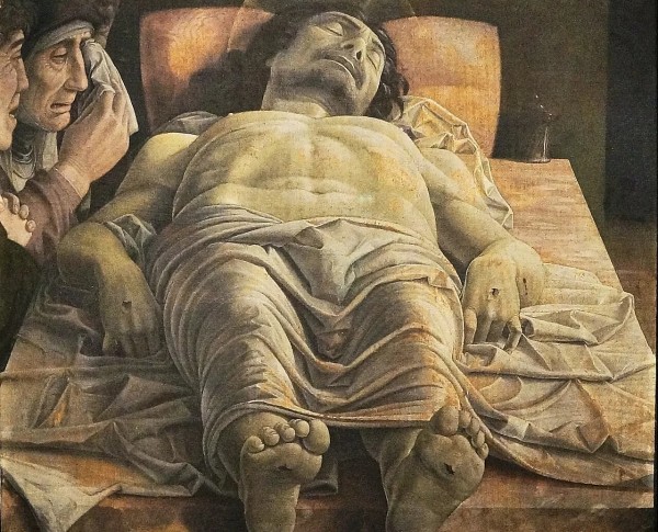 Lamentation over the Dead Christ by Early Renaissance Original Oil Painting - GFM Painting