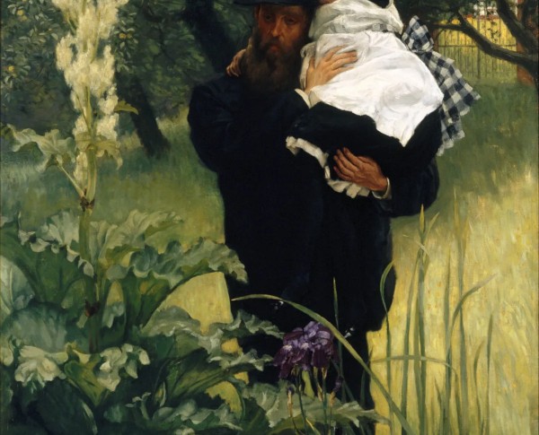 The widower by Social Realism Original Oil Painting - GFM Painting