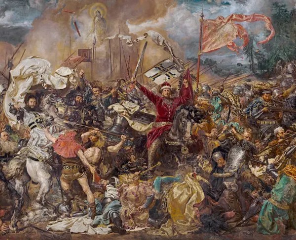 Battle of Grunwald by Historicism Original Oil Painting - GFM Painting