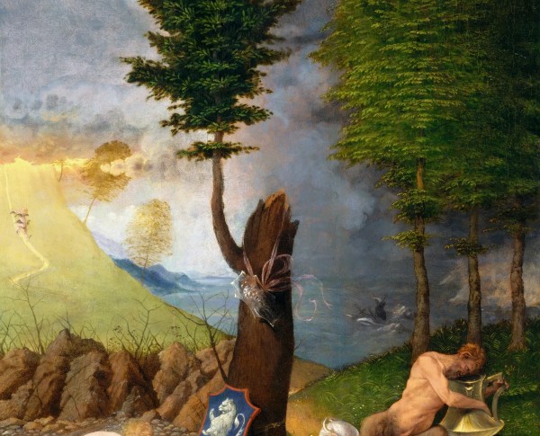 Allegory of Virtue and Vice by Renaissance Original Oil Painting - GFM Painting